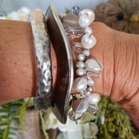 Silpada ~ Effervescence Pearl Bracelet - Picture 4 of 7